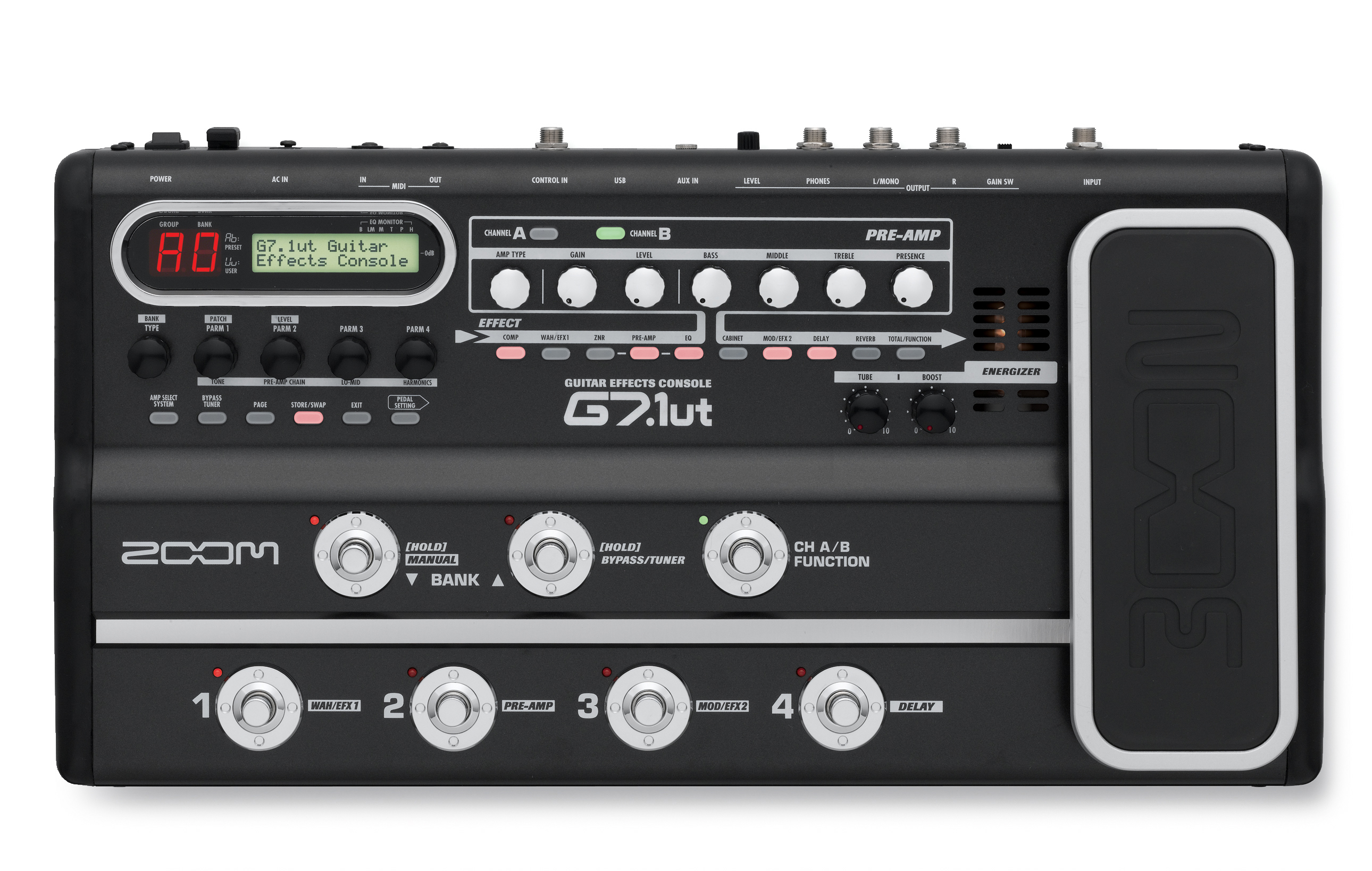 G7.1ut Guitar Effects Console | Zoom