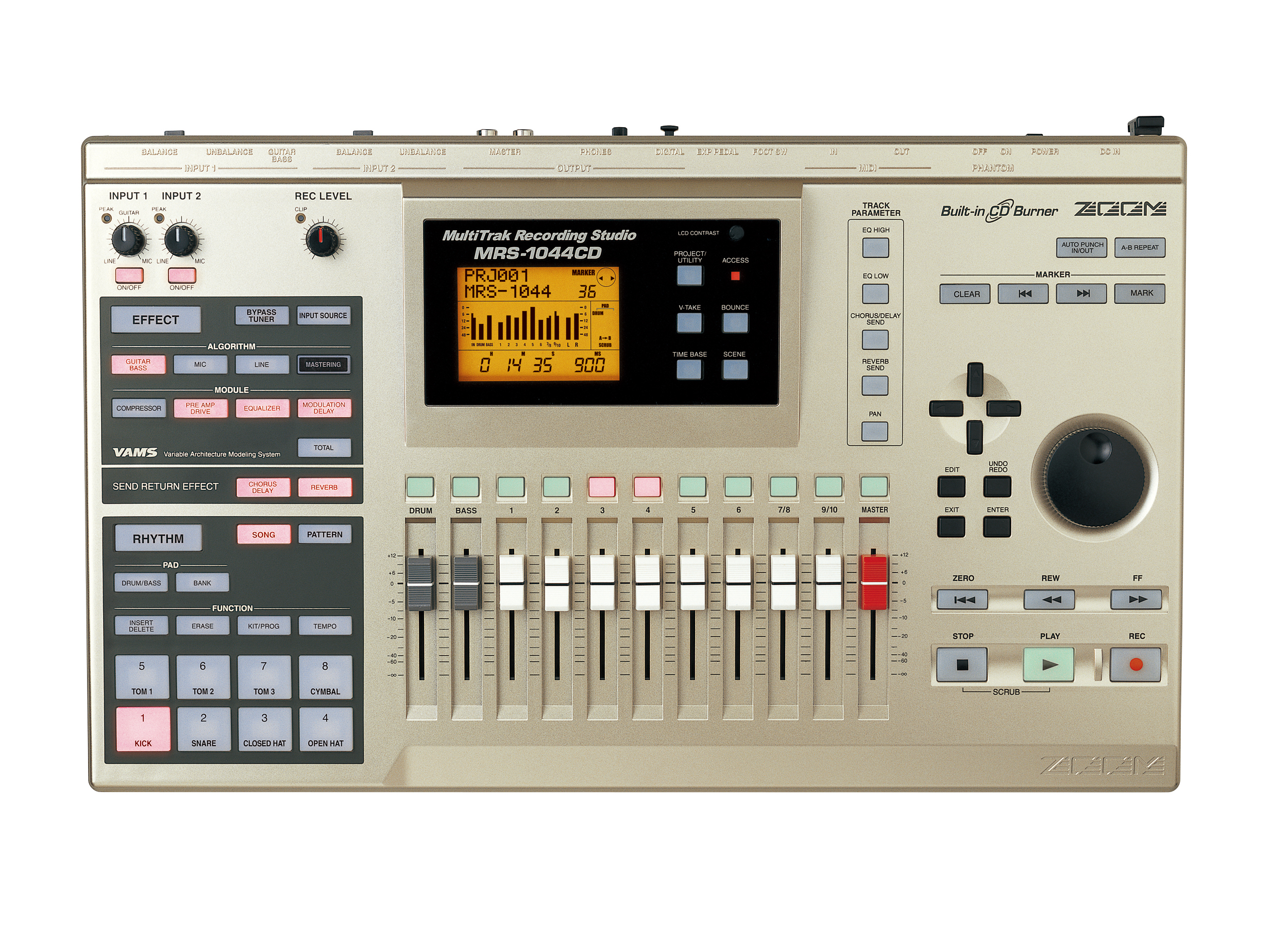 MRS-1608 MultiTrak Recording Studio | Zoom