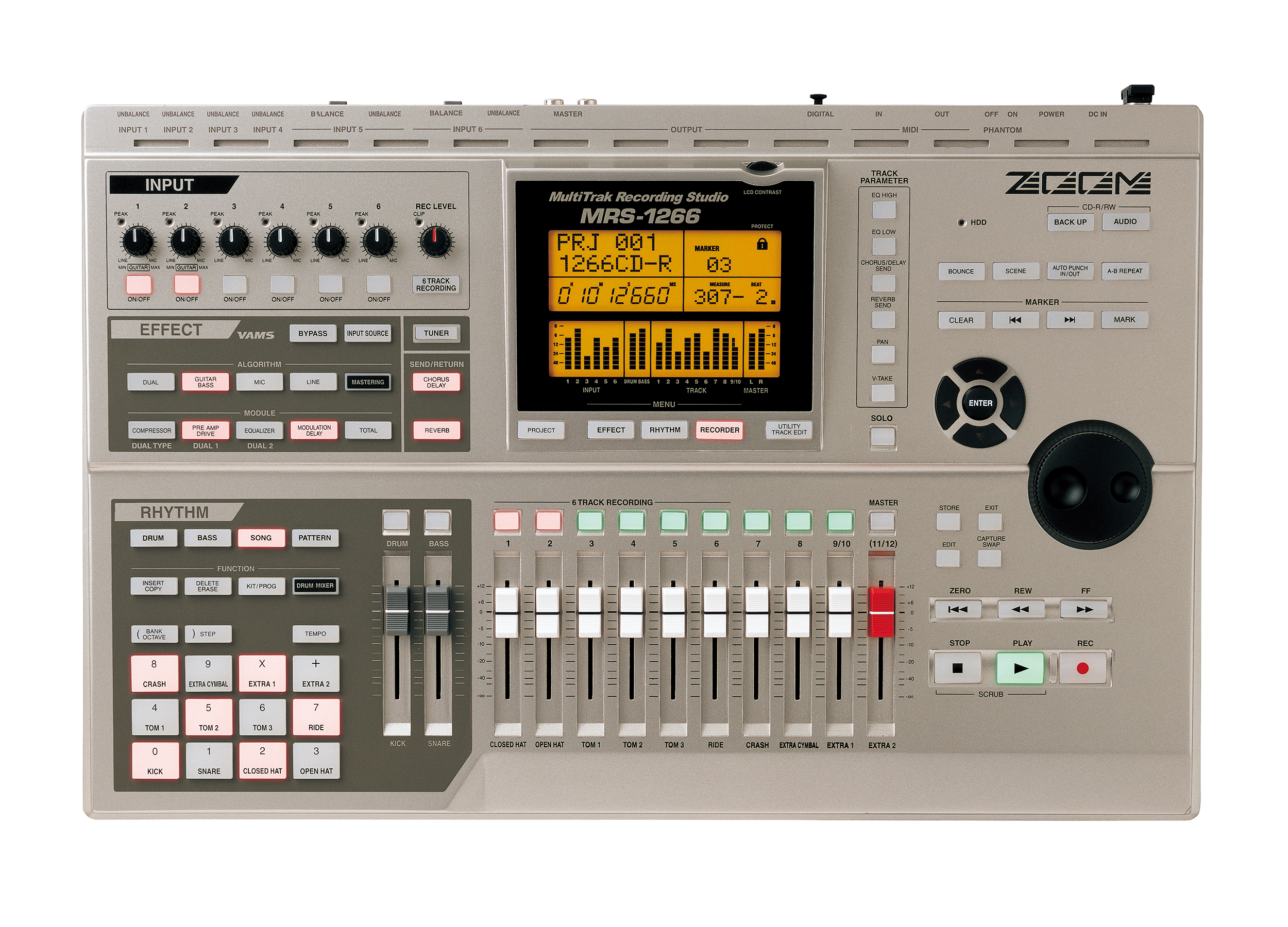 MRS-1266 MultiTrak Recording Studio Zoom