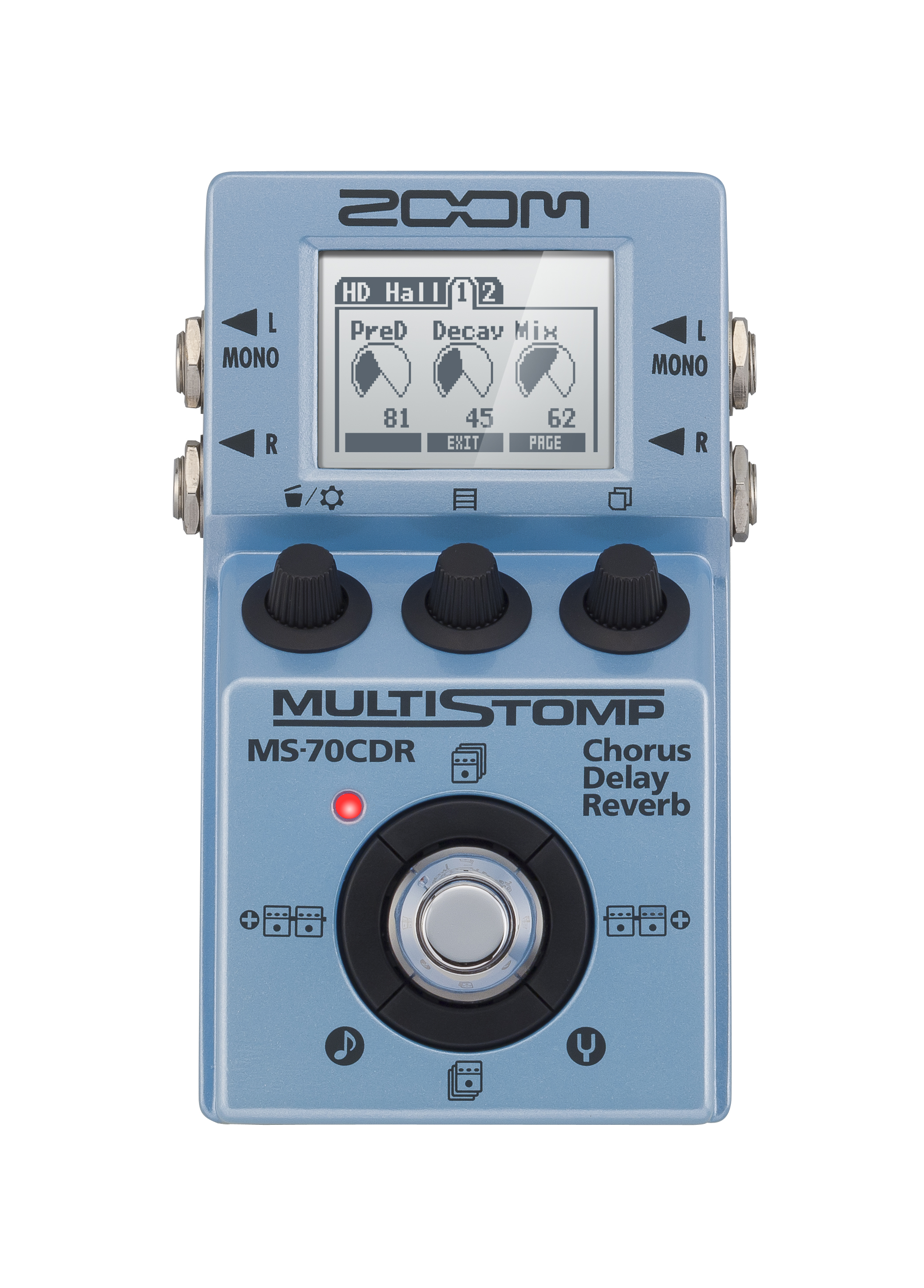 MS70CDR MultiStomp Chorus / Delay / Reverb Pedal Zoom