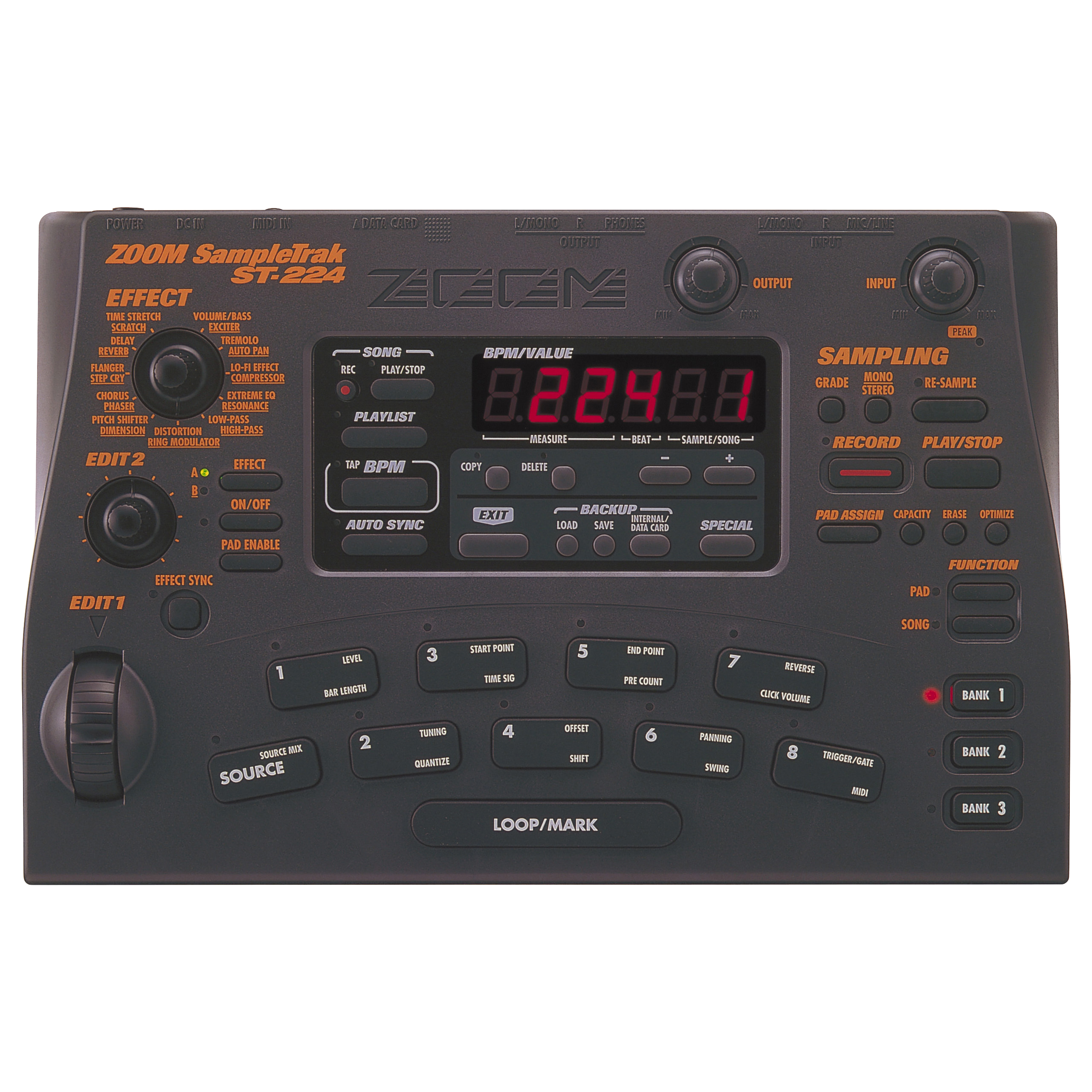 ZOOM SampleTrak ST-224　サンプラー