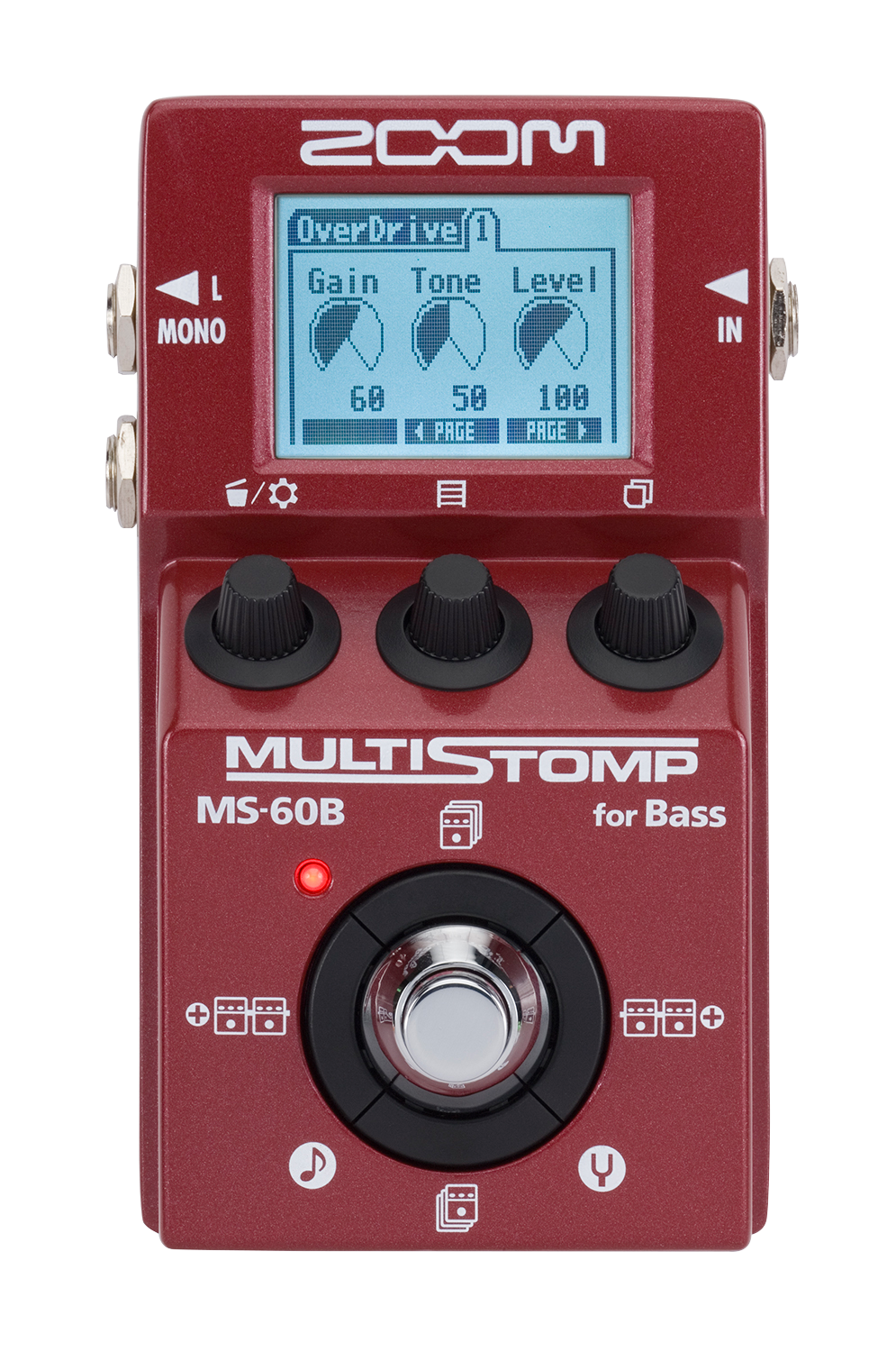 MS-60B MultiStomp Bass Pedal | Zoom