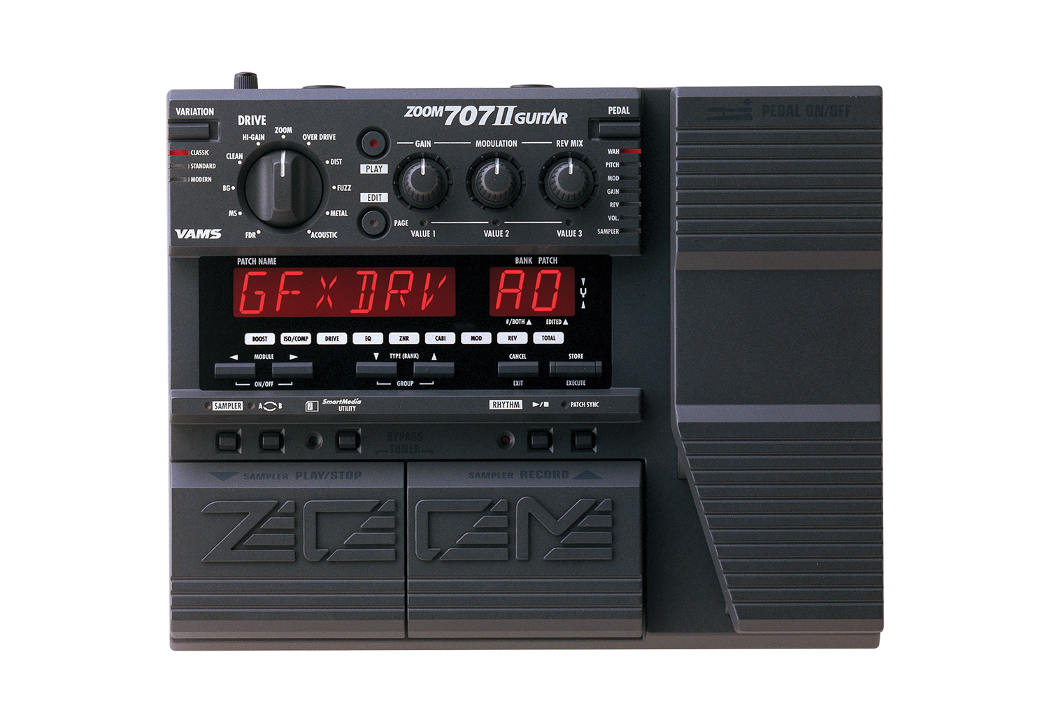 【絶版】ZOOM ズーム マルチエフェクター 707Ⅱ GUITAR Zoom 707II | Zoom