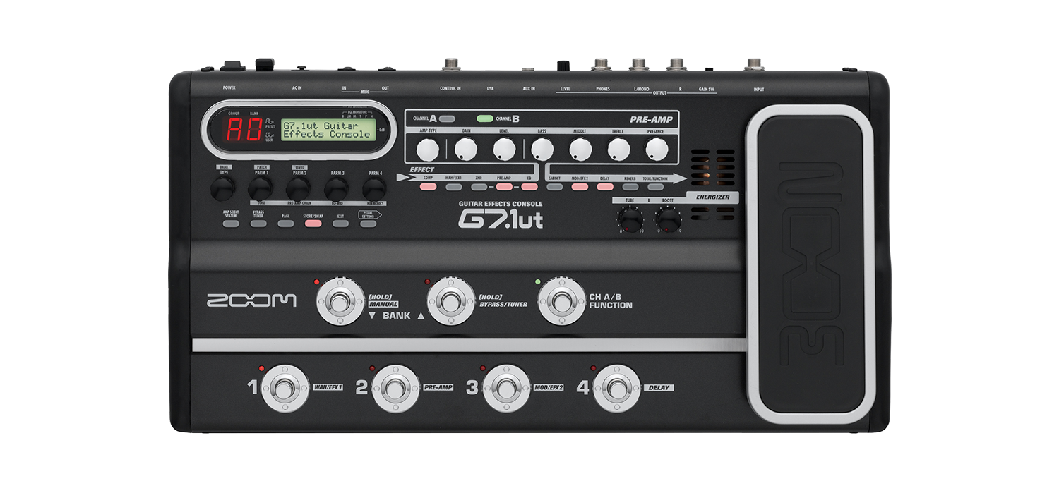 G7.1ut Guitar Effects Console | Zoom