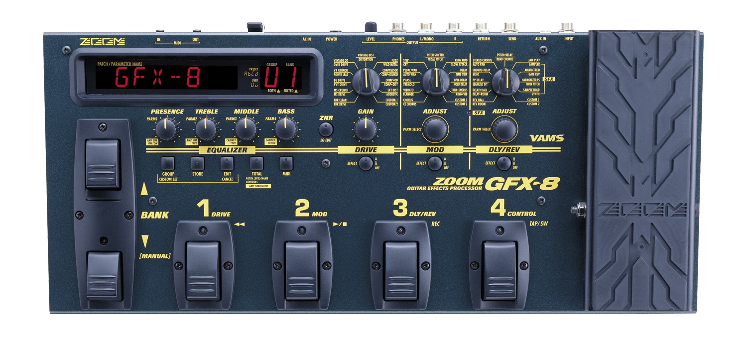 ZOOM GFX-8 ギター用マルチエフェクター