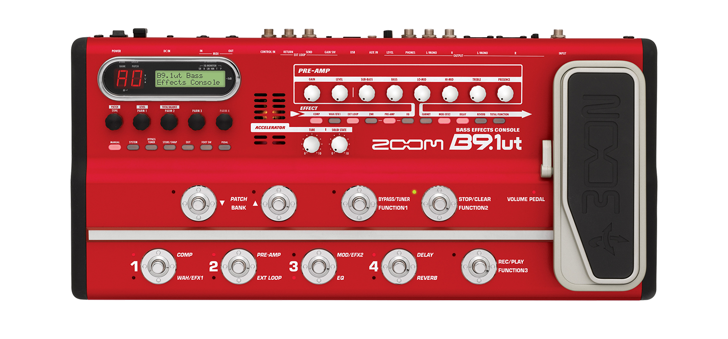 ZOOM B9.1UT ベースマルチエフェクター