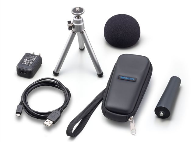 Zoom H1n Handy Recorder with Zoom MA2 mic clip and windscreen 