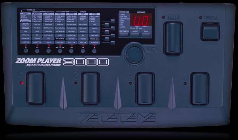 Zoom 3000 Advanced Guitar Effects Processor | Zoom