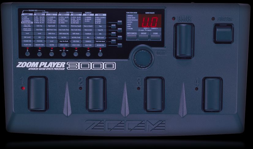 Zoom 3000 Advanced Guitar Effects Processor | Zoom Zoom 3000 Advanced Guitar Effects Processor | Zoom