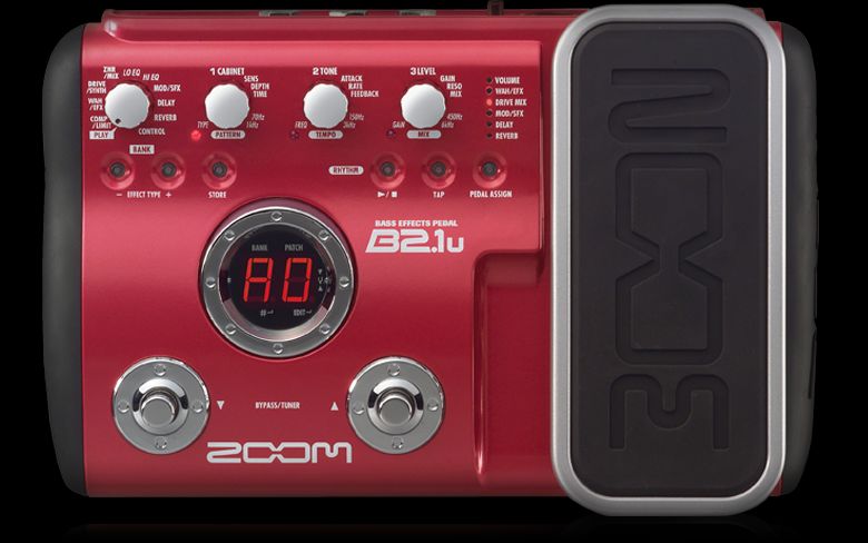 zoom B2.1u ベース用 マルチエフェクター