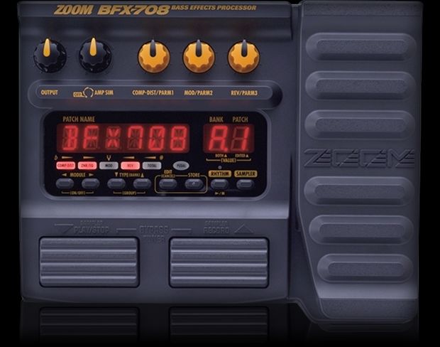 【簡易動作確認⭕️】ZOOM ベース用マルチエフェクター BFX-708 Zoom BFX-708 | Zoom
