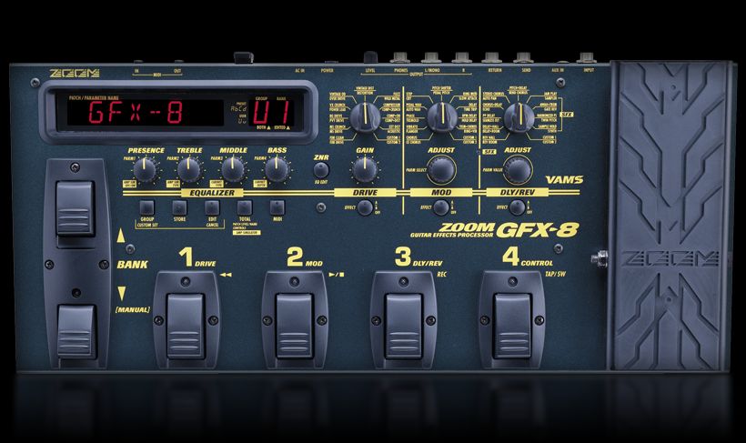 GFX-8 Guitar Effects Processor | Zoom