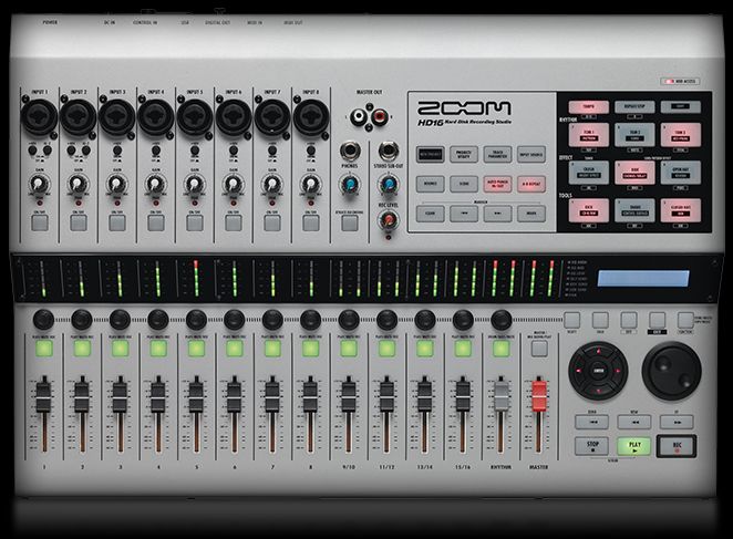 HD16 Hard Disk Recording Studio | Zoom HD16 Hard Disk Recording Studio | Zoom