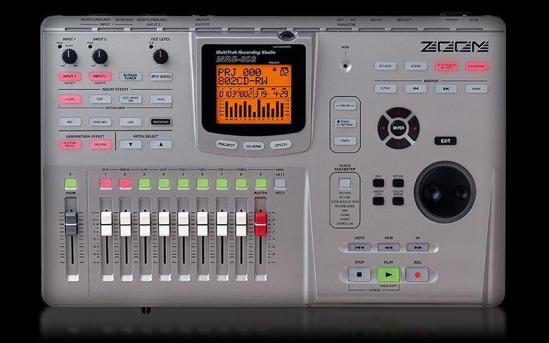 MRS-802 MultiTrak Recording Studio | Zoom MRS-802 MultiTrak Recording Studio | Zoom