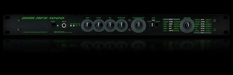 ZOOM RFX-1000 デジタルリバーブ マルチエフェクター Zoom RFX-1000 | Zoom
