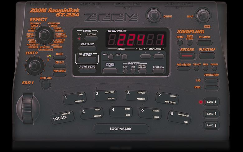 ZOOM SampleTrak ST-224　サンプラー