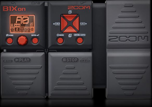Zoom B1Xon Bass Effects Pedal with Expression Pedal