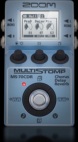 Zoom MS-70CDR MultiStomp Chorus / Delay / Reverb Pedal