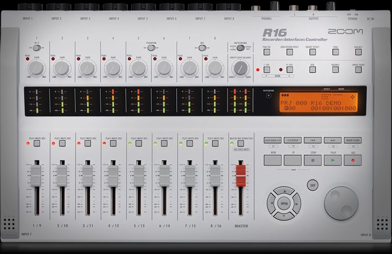 R16 Recorder : Interface : Controller | Zoom R16 Recorder : Interface : Controller | Zoom