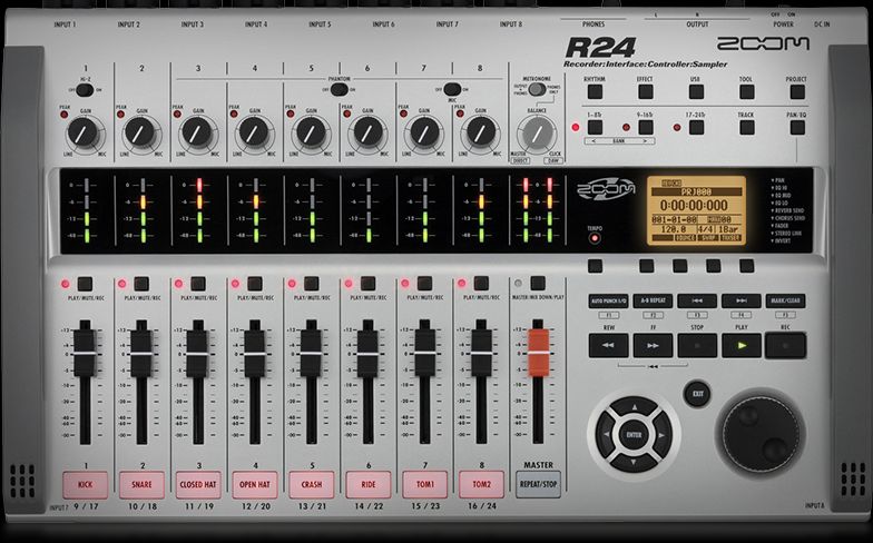 R24 Recorder : Interface : Controller : Sampler | Zoom R24 Recorder : Interface : Controller : Sampler | Zoom