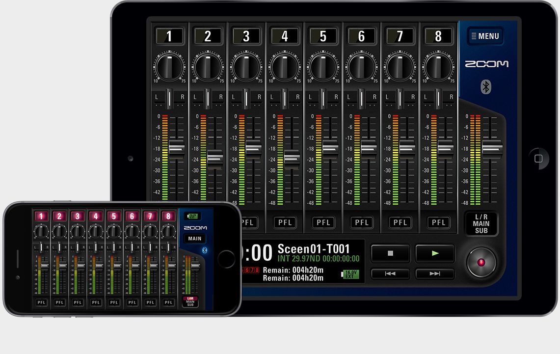 F8 MultiTrack Field Recorder | Zoom