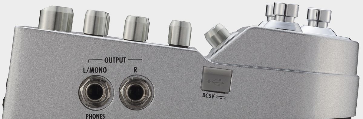 Zoom A3 Pre-Amp & Effects for Acoustic Guitar - Left Side