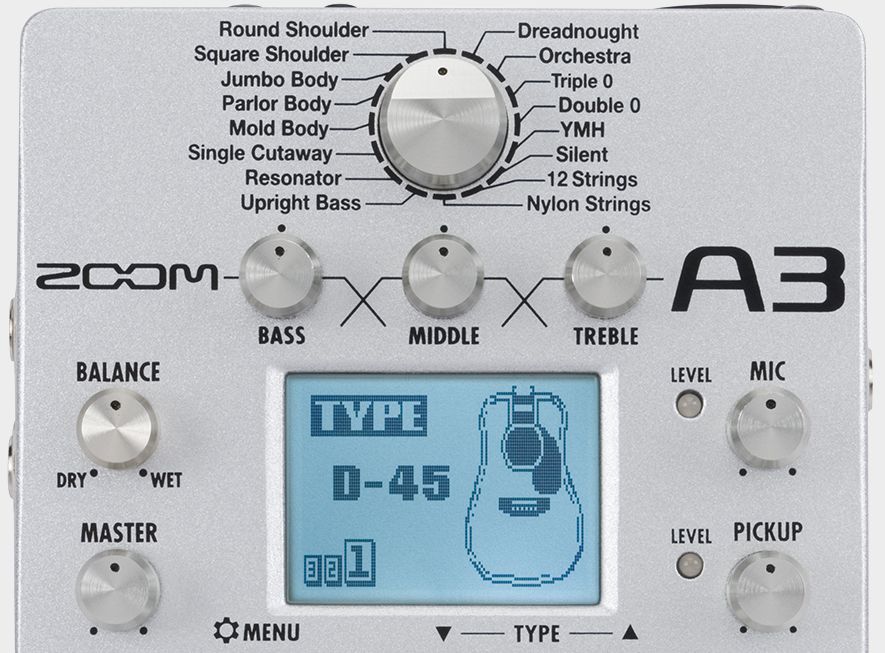 【激安】半額以下- 50%OFFの安い通販 Effects & Pre-Amp A3 for Zoom | Guitar Acoustic ギター