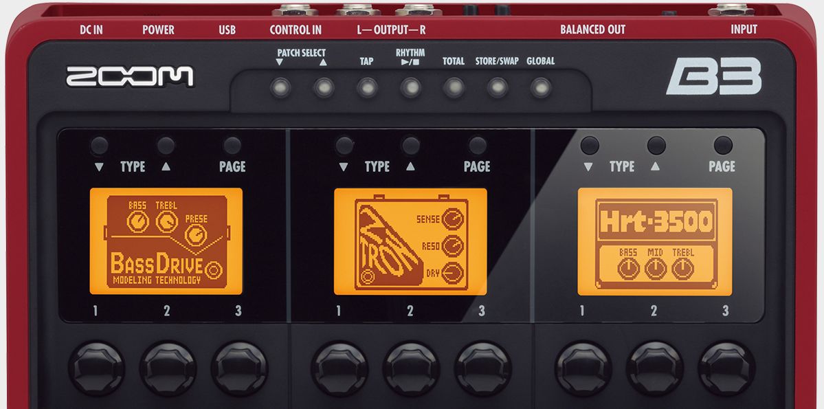 スーパーセール 半額 B3 Bass Effects & Amp Simulator Pedal | Zoom ベース