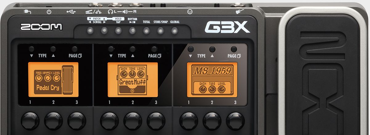 G3X Guitar Effects & Amp Simulator with Expression Pedal | Zoom