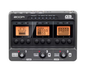 Zoom g1on na caixa manuais e cabo USB e powerbank - Instrumentos