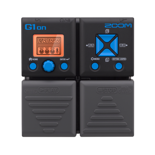 Zoom guitar effects pedal top