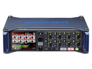 Zoom F8 MultiTrack Field Recorder: Top Slant