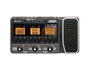 Zoom G3X Guitar Effects & Amp Simulator with Expression Pedal - Top View