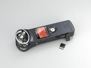 Zoom H1 Handy Recorder - Side, SD Card
