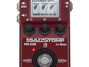 Zoom MS-60B MultiStomp Bass Pedal - Top View