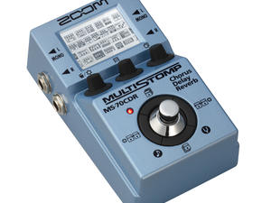 Zoom MS-70CDR MultiStomp Chorus / Delay / Reverb Pedal - Slant Left 2