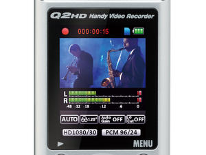 Zoom Q2HD Handy Video Recorder - rear view