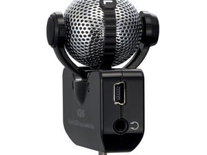 Zoom iQ5 Professional Stereo Microphone for iOS - Left Side (Black)