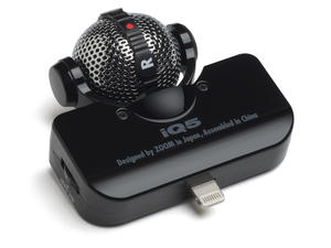 Zoom iQ5 Professional Stereo Microphone for iOS - Overview (Black)