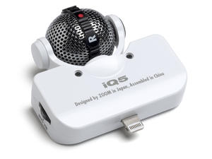 Zoom iQ5 Professional Stereo Microphone for iOS - Overview (White)