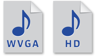 File Icons - WVGA, HD